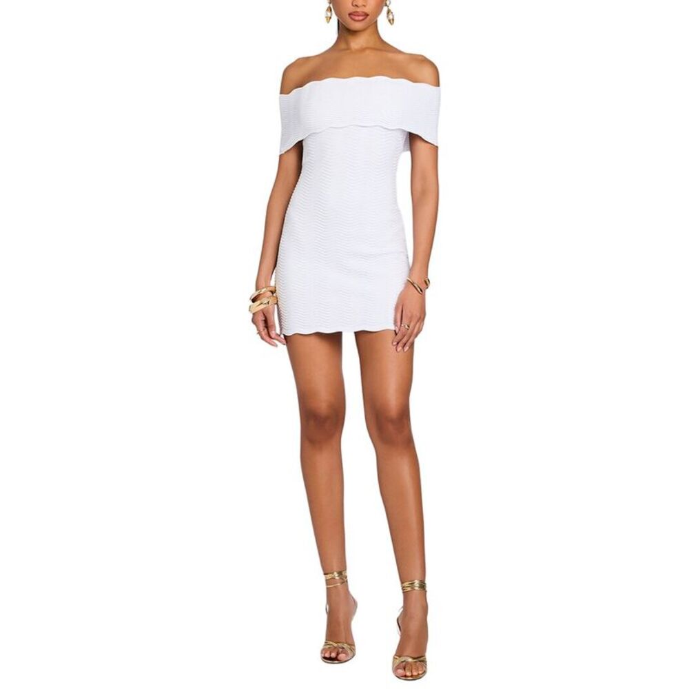 Retrofête Womens  Laighton Mini Dress, White